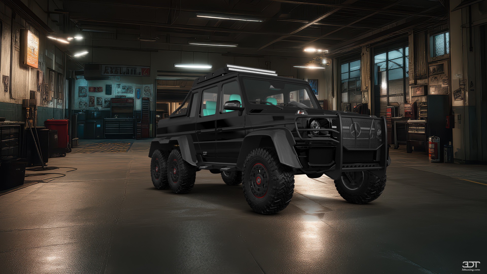 Mercedes G 63 AMG 6x6 4 Door pickup truck 2013 tuning