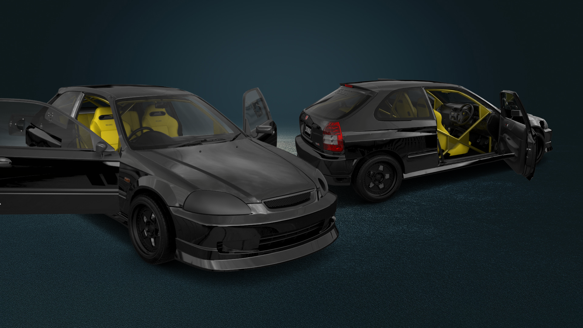 Honda Civic 3 Door Hatchback 1997 tuning