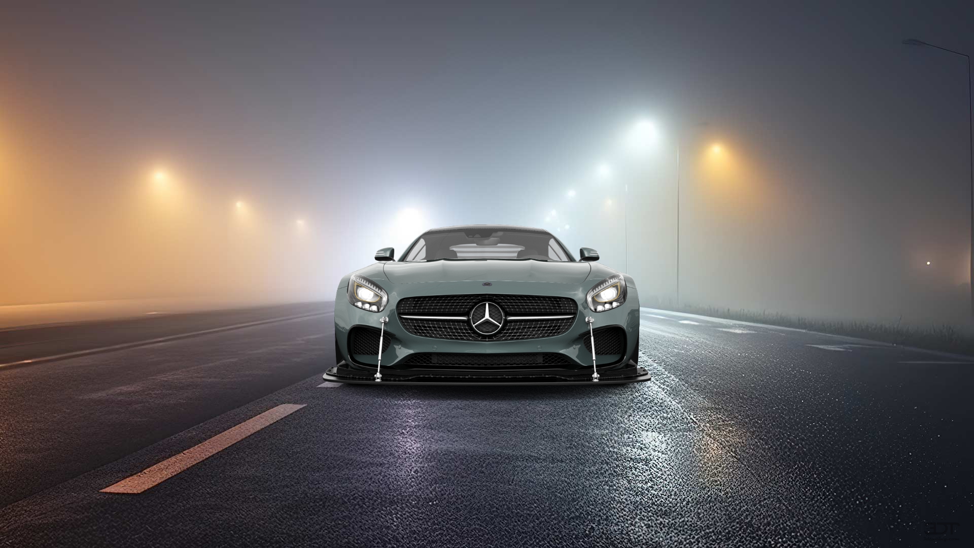 Mercedes AMG GT 2 door fastback coupe 2016