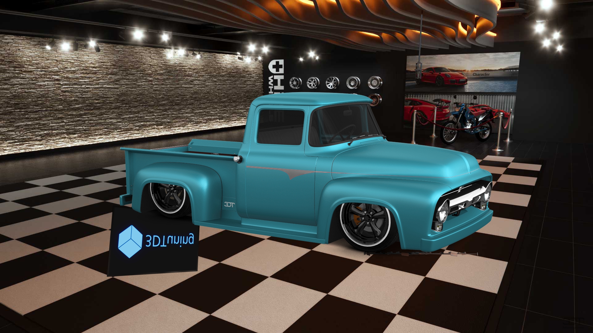 Ford F-100 2 Door truck 1956