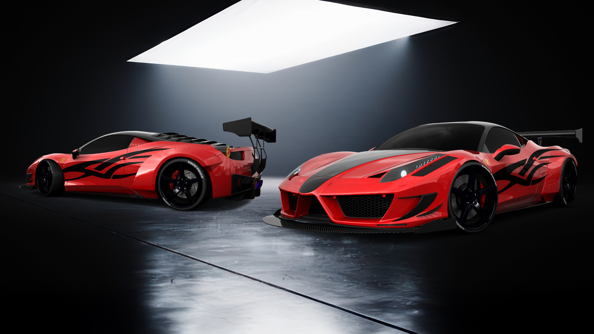 Ferrari 458 Italia 2 door spider 2010 tuning