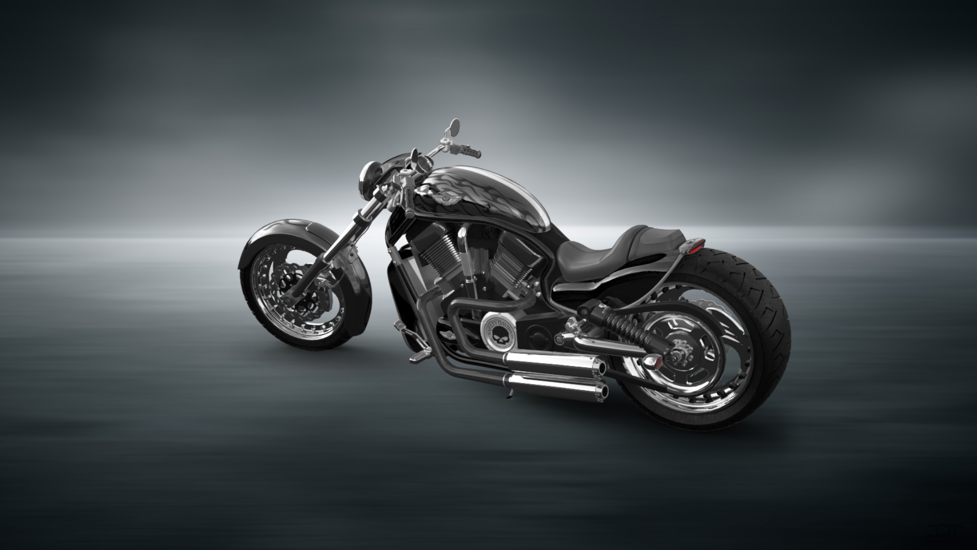 Harley-Davidson Custom Chopper Cruiser 2011 tuning