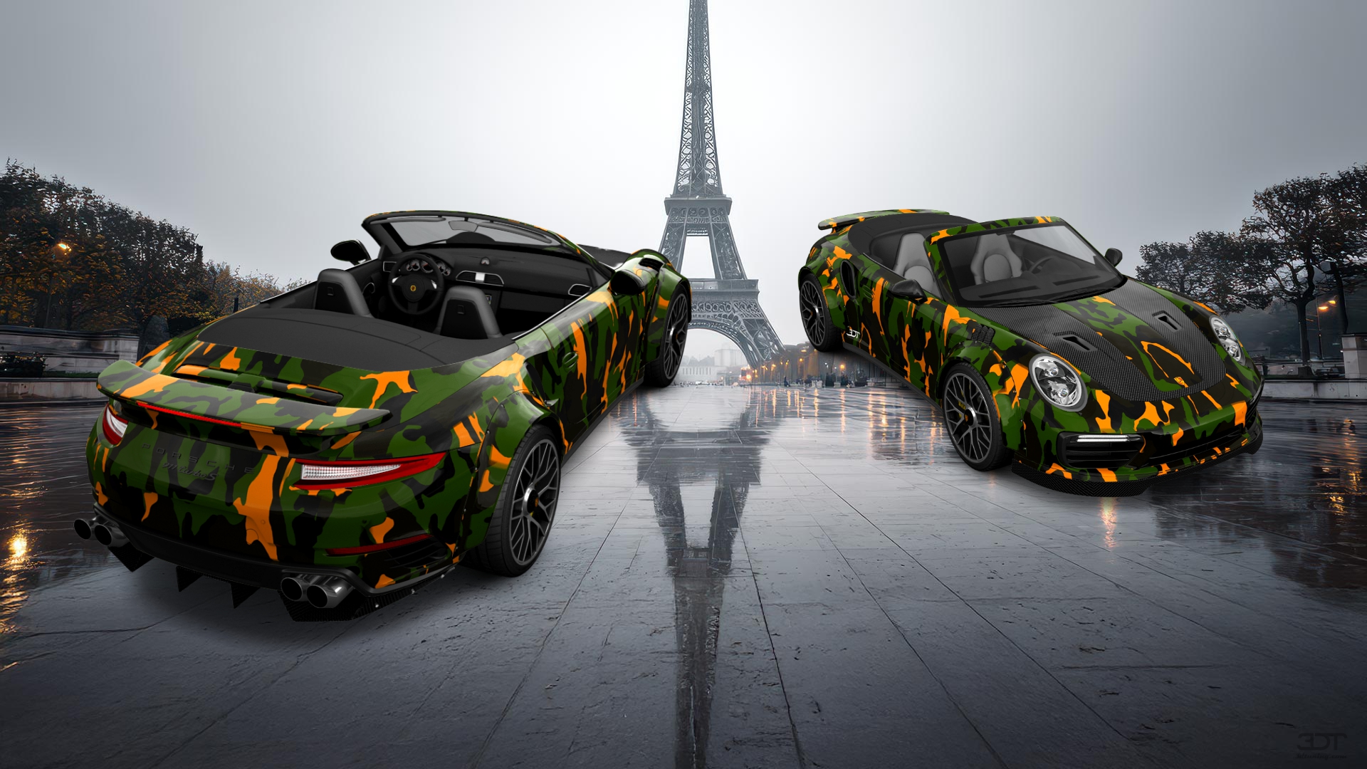 Porsche 911 Turbo S 2 Door Convertible 2014 tuning