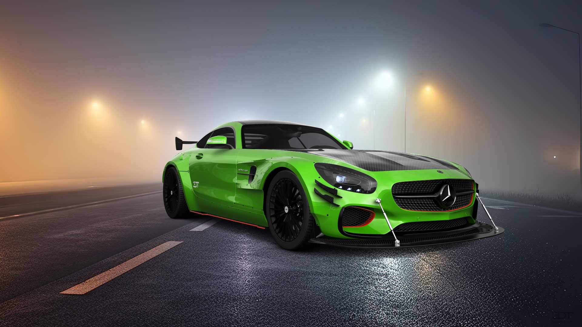 Mercedes AMG GT 2 door fastback coupe 2016