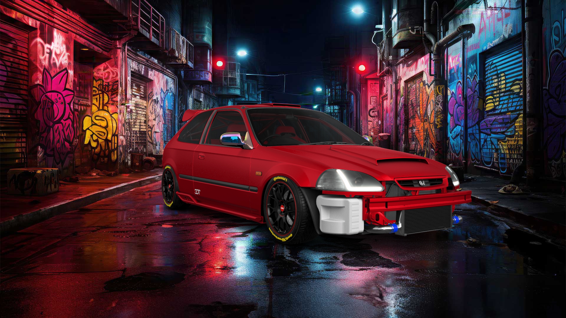 Honda Civic 3 Door Hatchback 1997 tuning