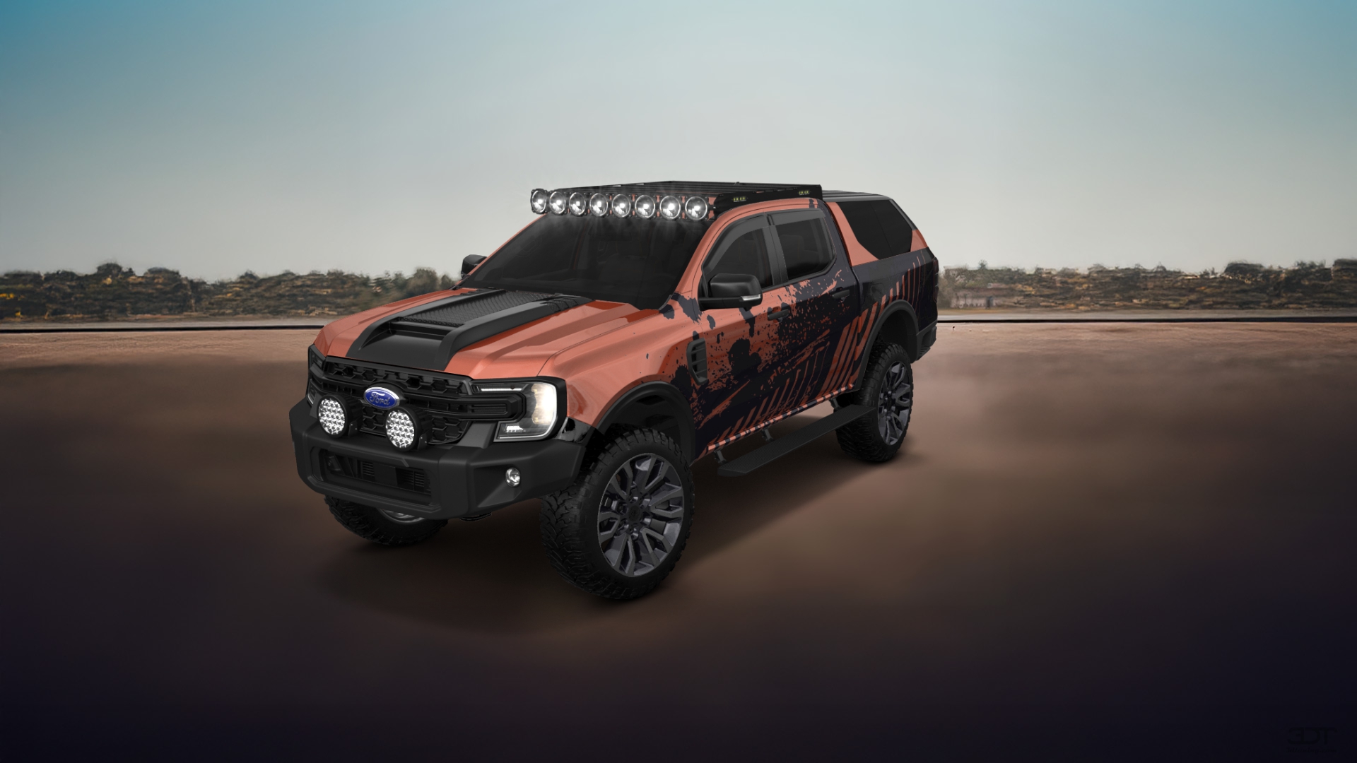 Ford Ranger 4 Door pickup truck 2022 tuning