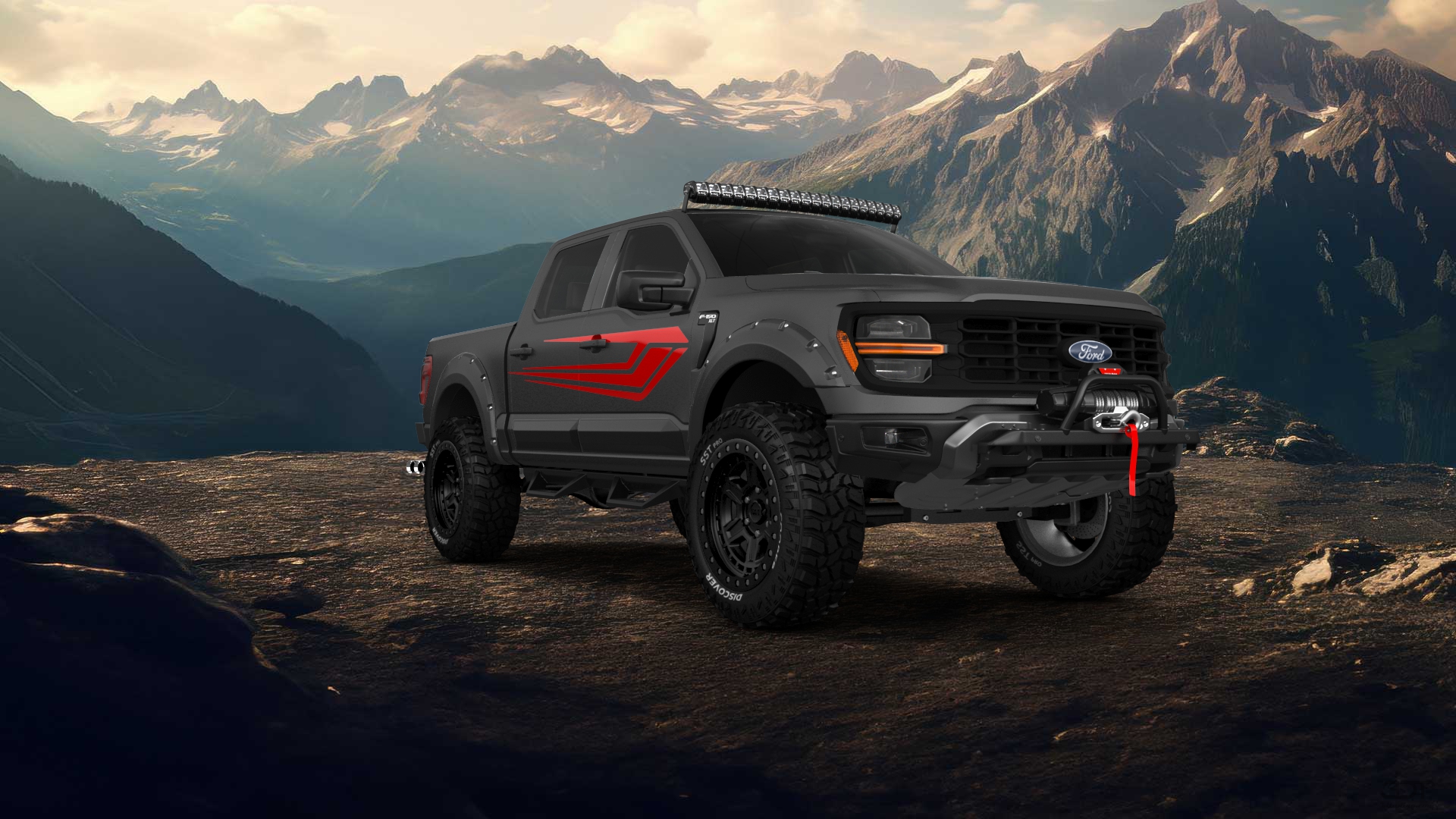 Ford F-150 SuperCrew 4 Door pickup truck 2024 Images