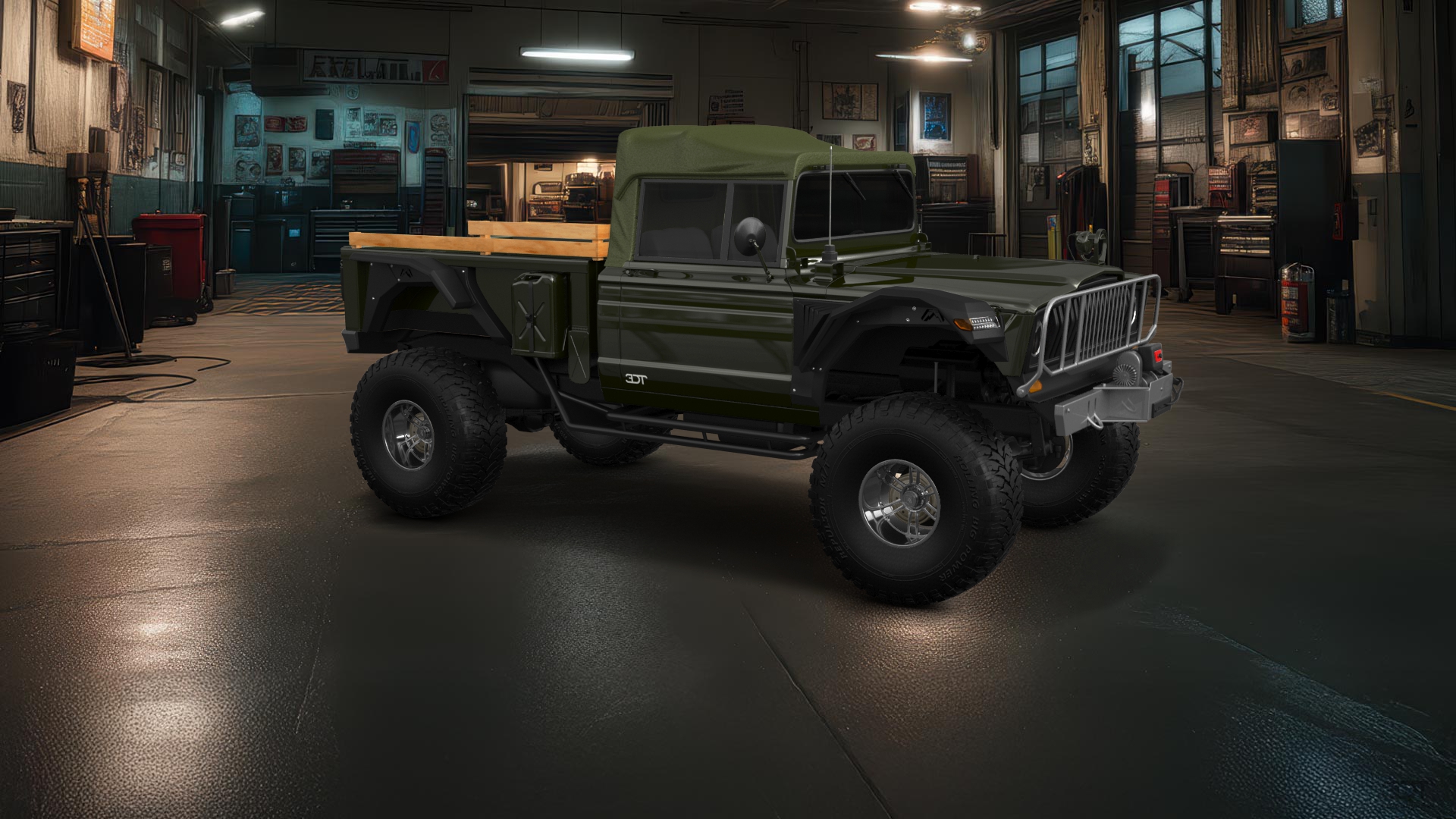 Jeep Kaiser M715 2 Door pickup truck 1968 tuning