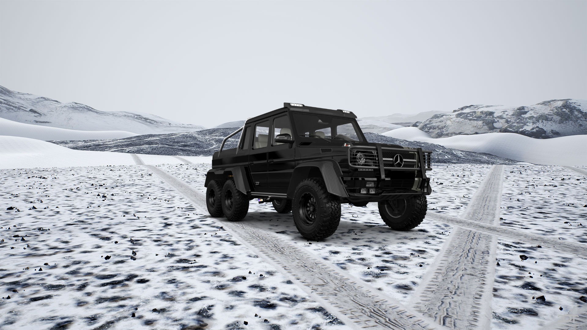 Tuning Mercedes G 63 AMG 6x6 4 Door pickup truck 2013