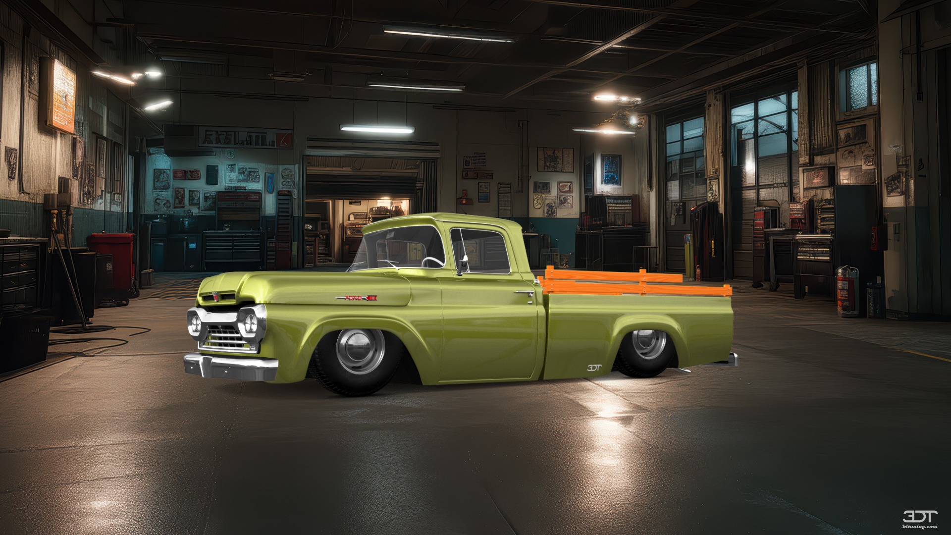 Ford F-100 2 Door pickup truck 1960 tuning