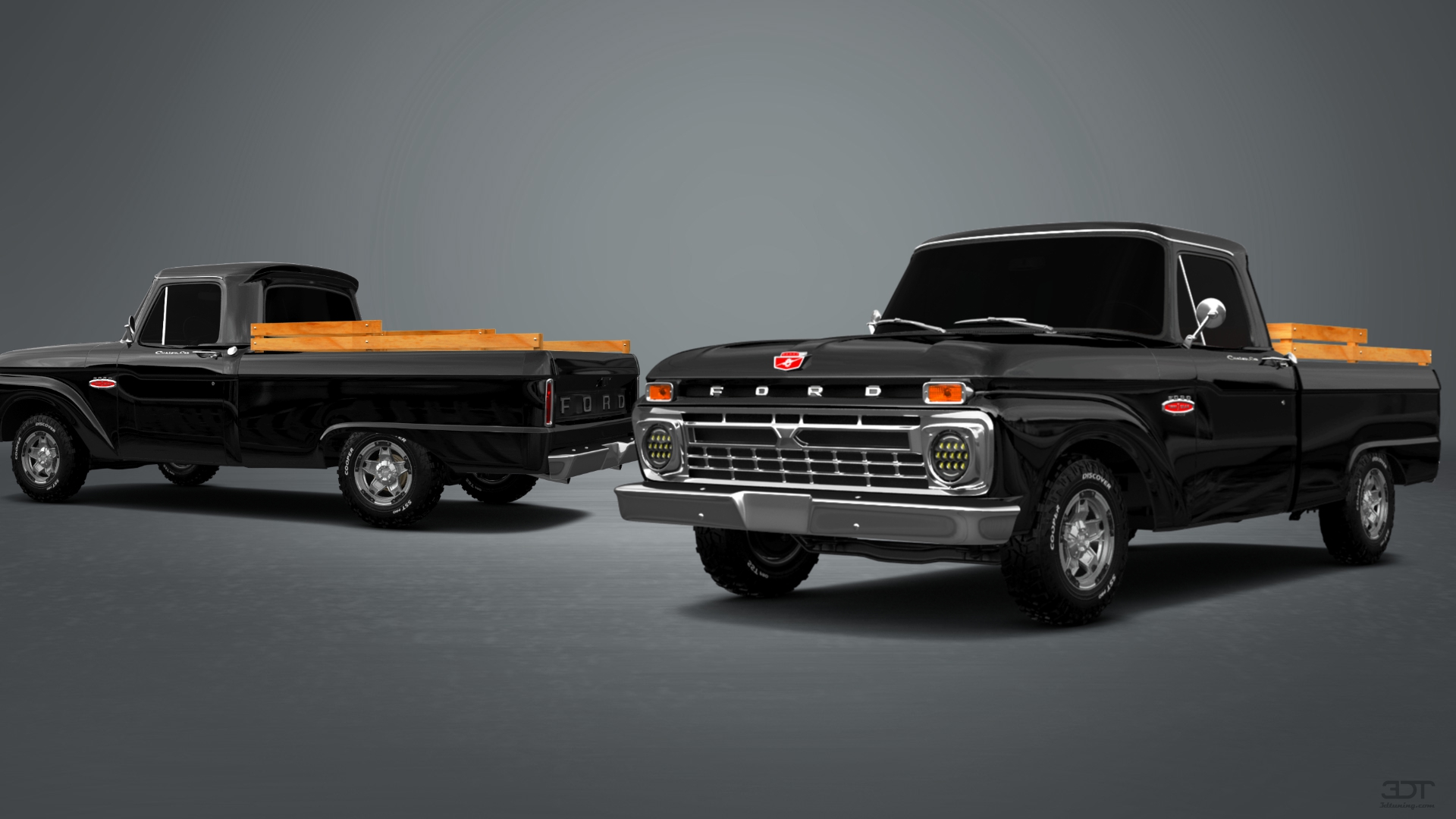 Ford F-100 Custom Cab 2 Door pickup truck 1966 tuning
