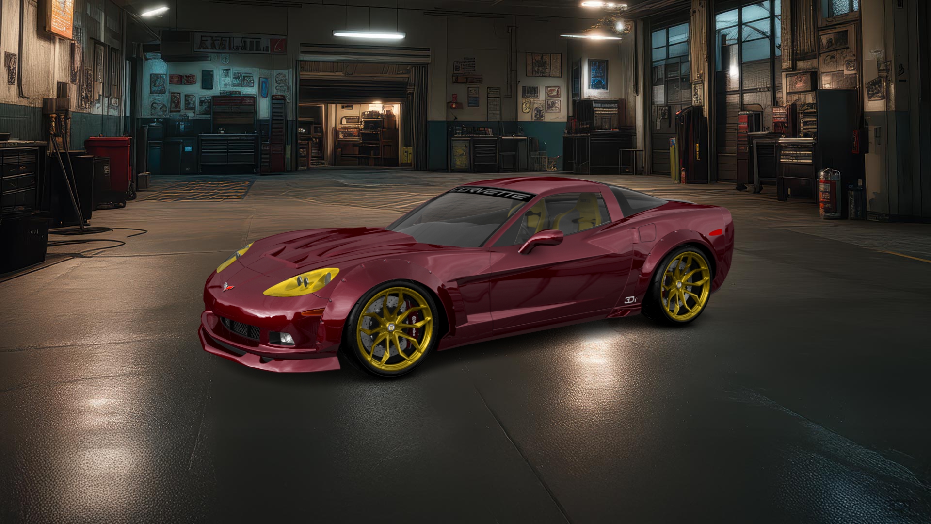 Chevrolet Corvette 2 Door Coupe 2004 tuning