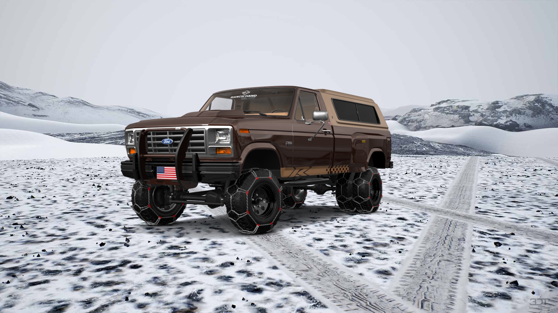 Ford F-350 Dually Regular Cab 2 Door pickup truck 1980 tuning