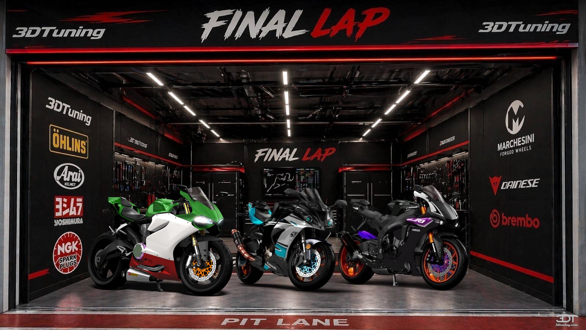 Ducati 899 Panigale Sport Bike 2015 tuning