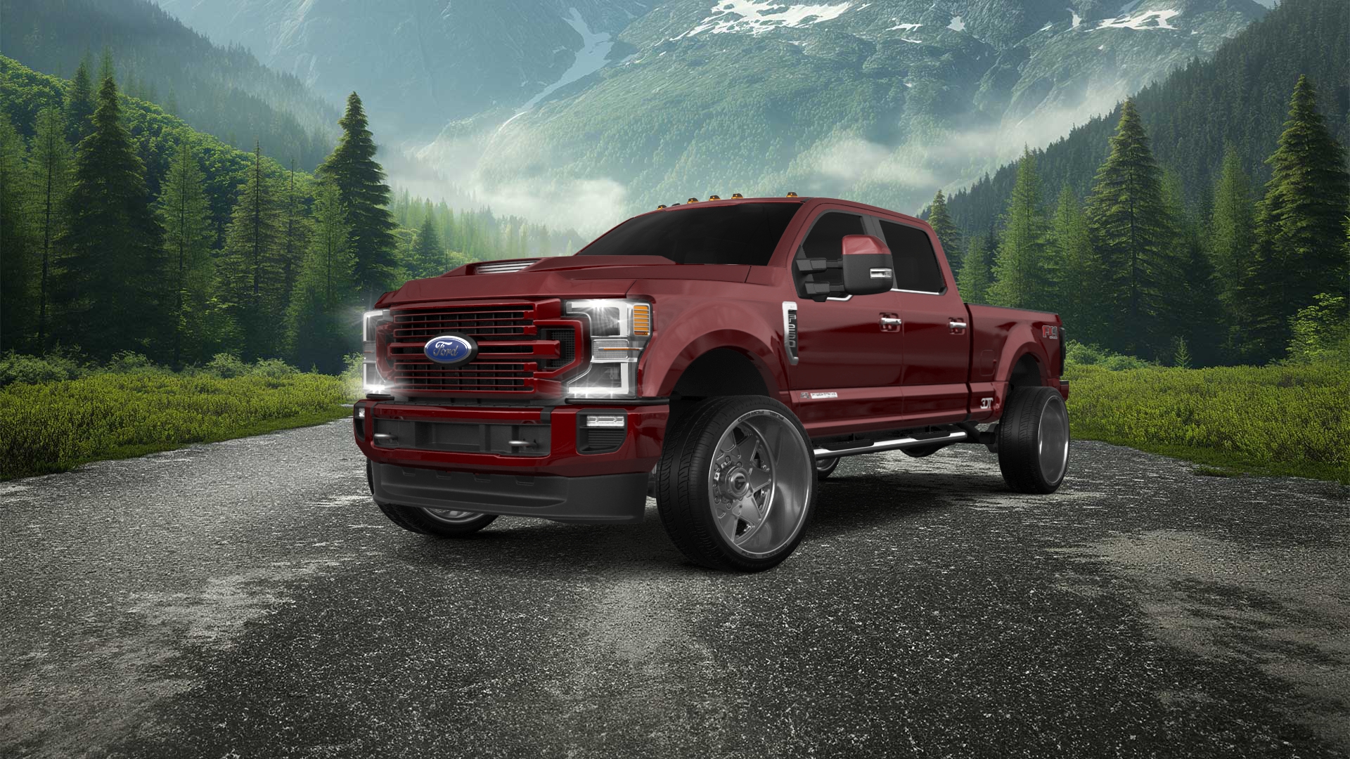 Ford F-250 4 Door pickup truck 2021