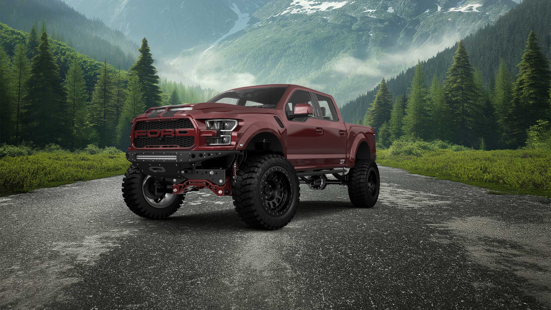Ford F-150 Raptor 4 Door pickup truck 2017