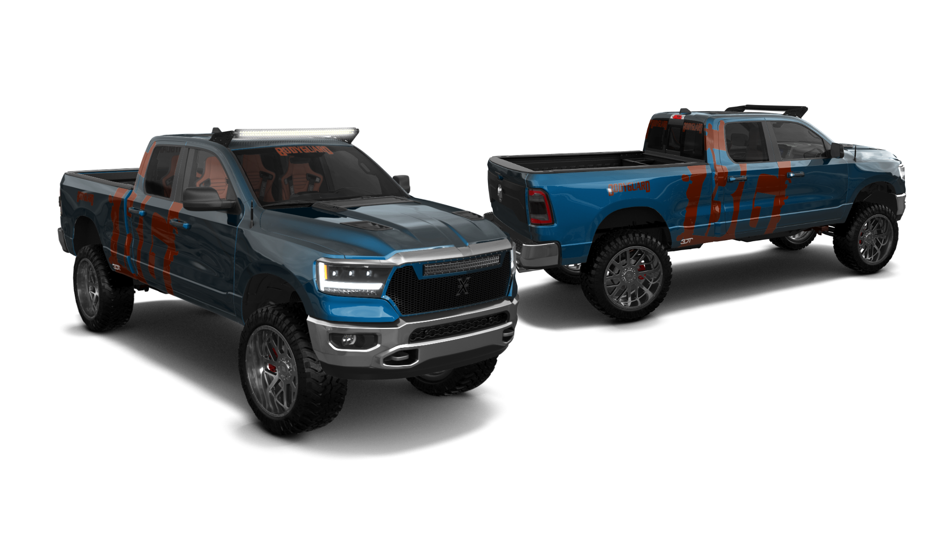 Tuning Dodge Ram 1500 Quad Cab 6.4' box 4 Door Truck 2019