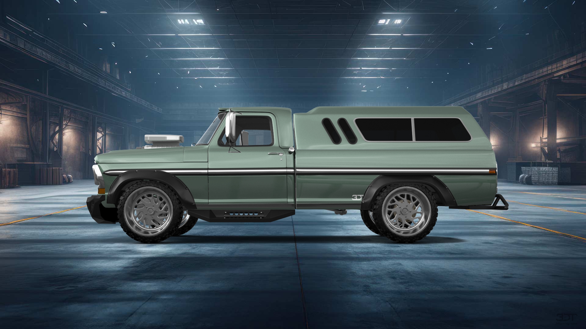 Ford F-250 2 Door pickup truck 1971 tuning