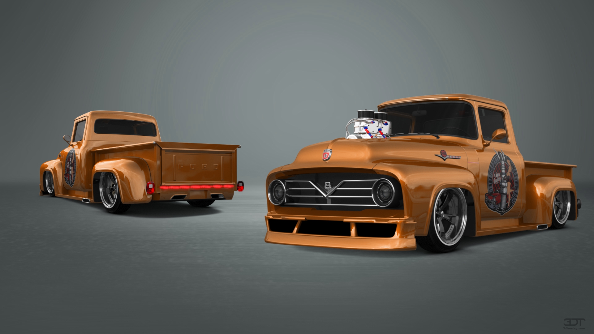 Ford F-100 2 Door truck 1956