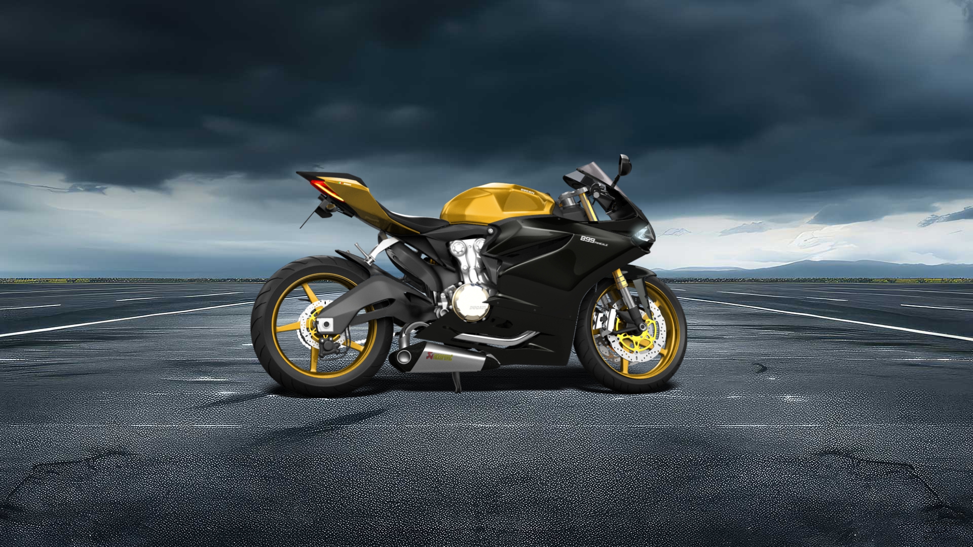 Ducati 899 Panigale Sport Bike 2015 tuning