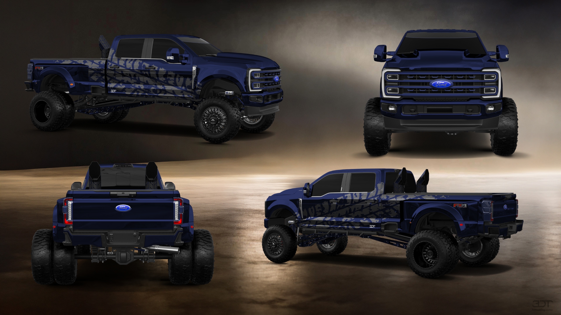 Ford F-350 DRW Crew Cab 4 Door pickup truck 2023 tuning