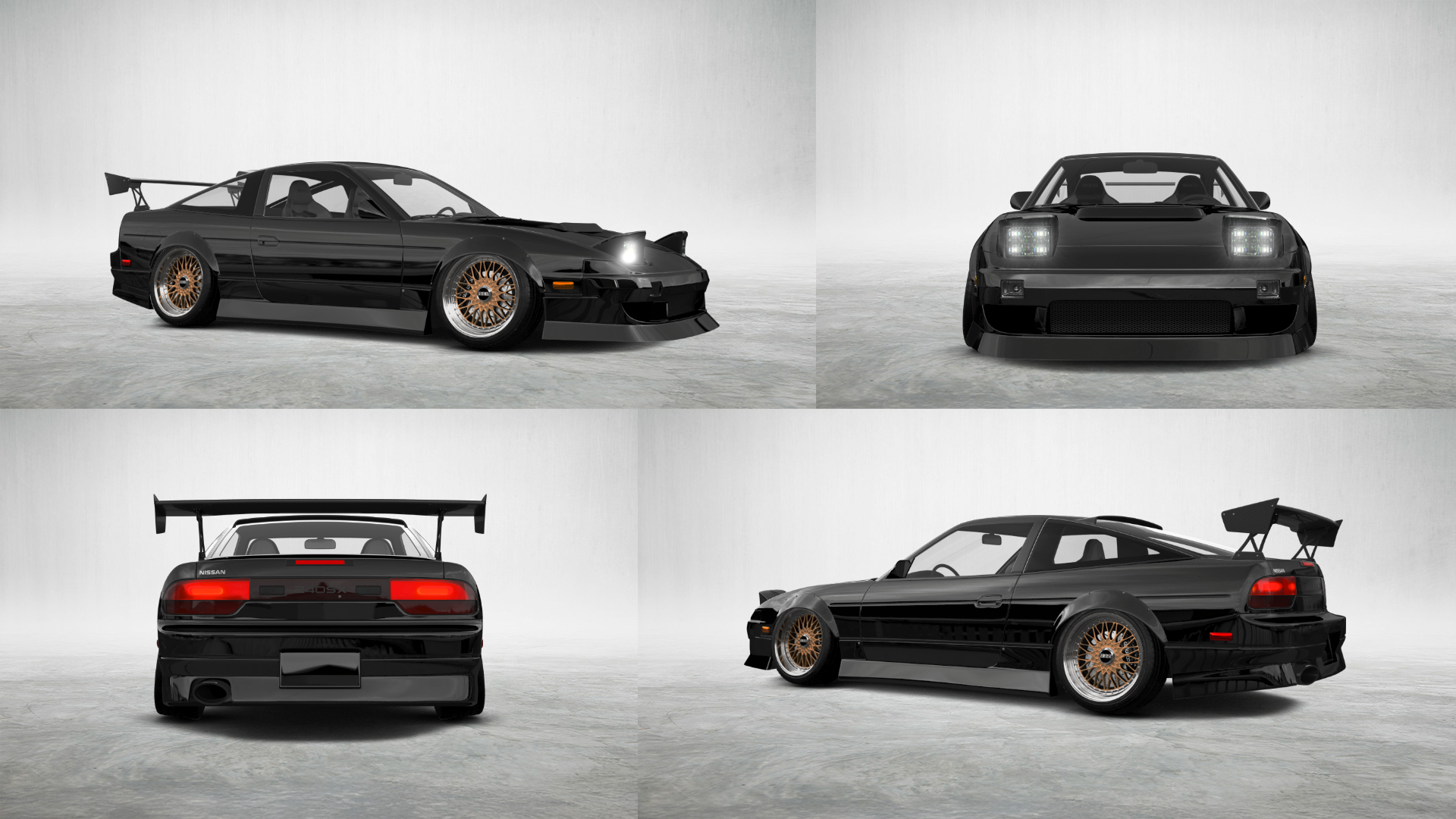 Tuning Nissan 240SX 3 Door Hatchback 1989