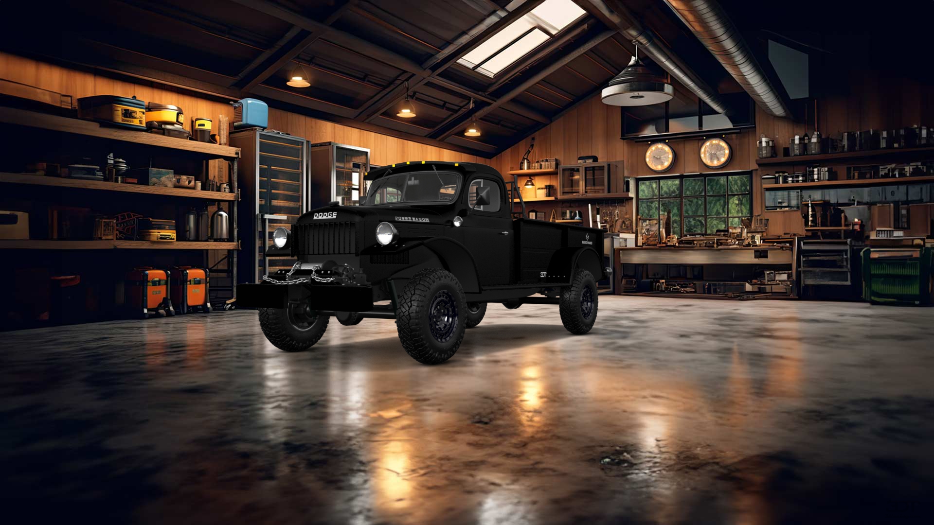 Dodge Power Wagon 2 Door pickup truck 1947