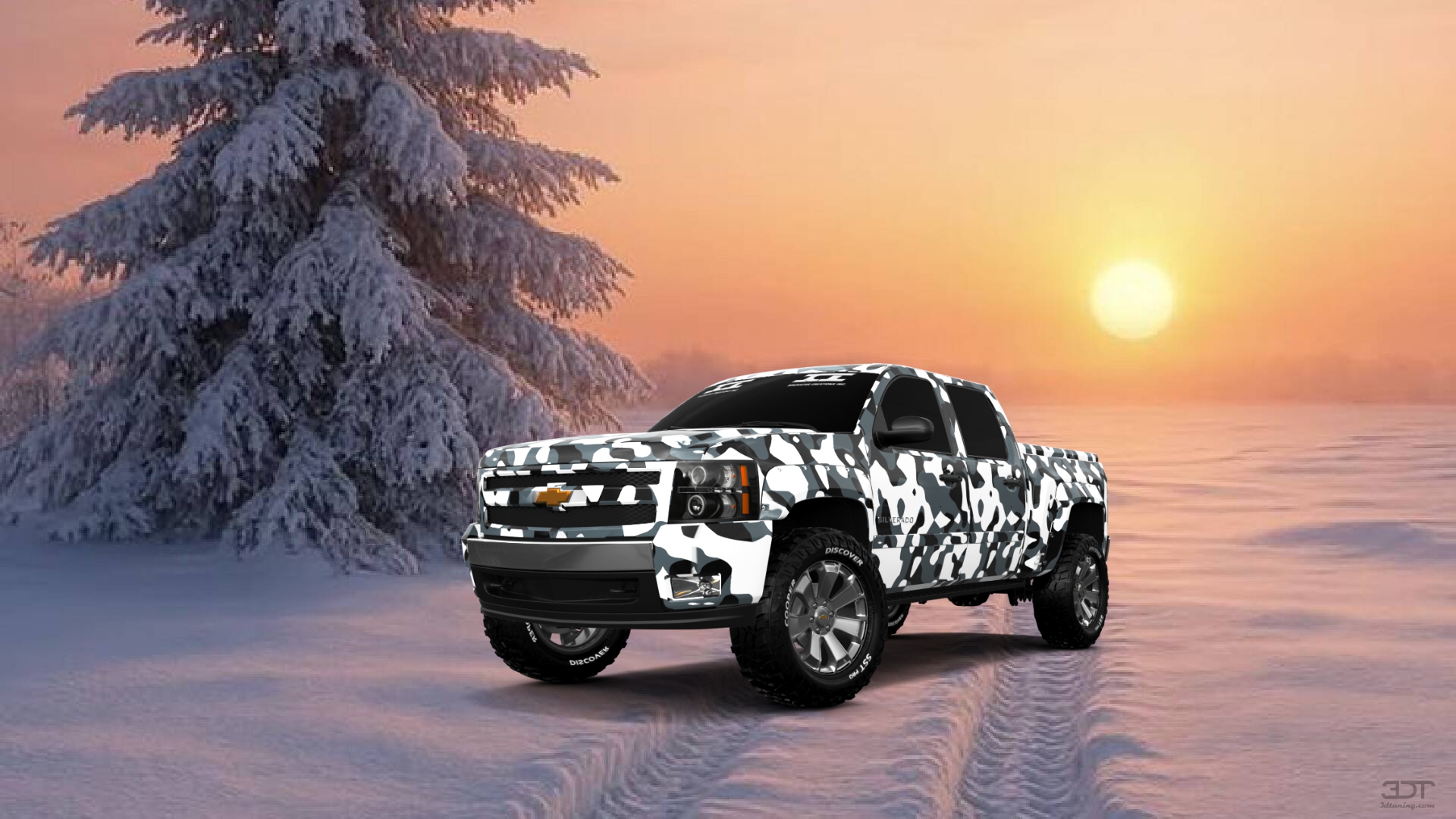 Chevrolet Silverado 1500 Crew Cab 4 Door pickup truck 2007 tuning