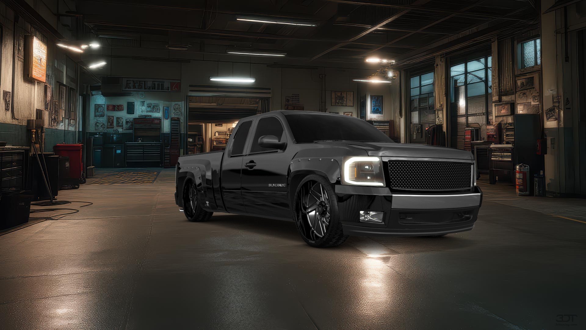 Chevrolet Silverado 1500 6.6 ft box Pickup Truck 2008 tuning