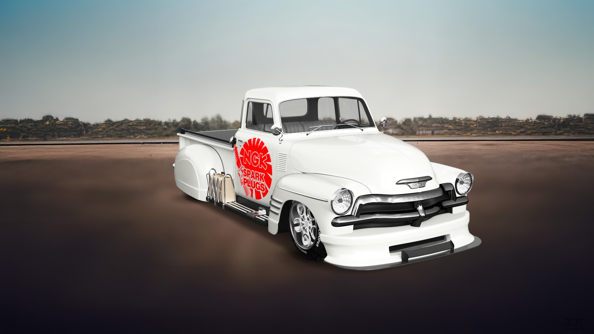 Chevrolet 3100 2 Door pickup truck 1954 tuning