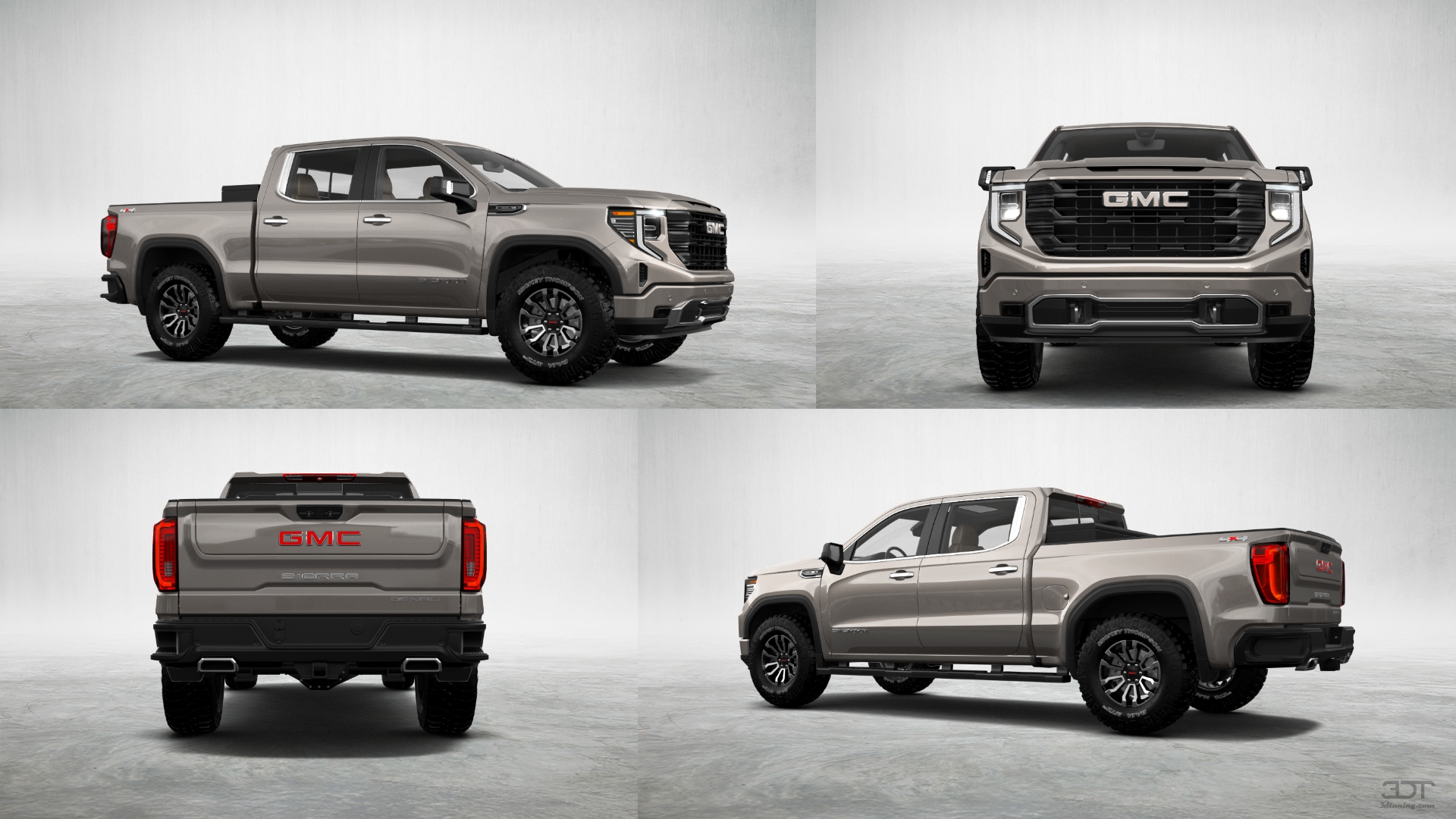 GMC Sierra 1500 Crew Cab 5.8 ft box 4 Door pickup truck 2023 Images