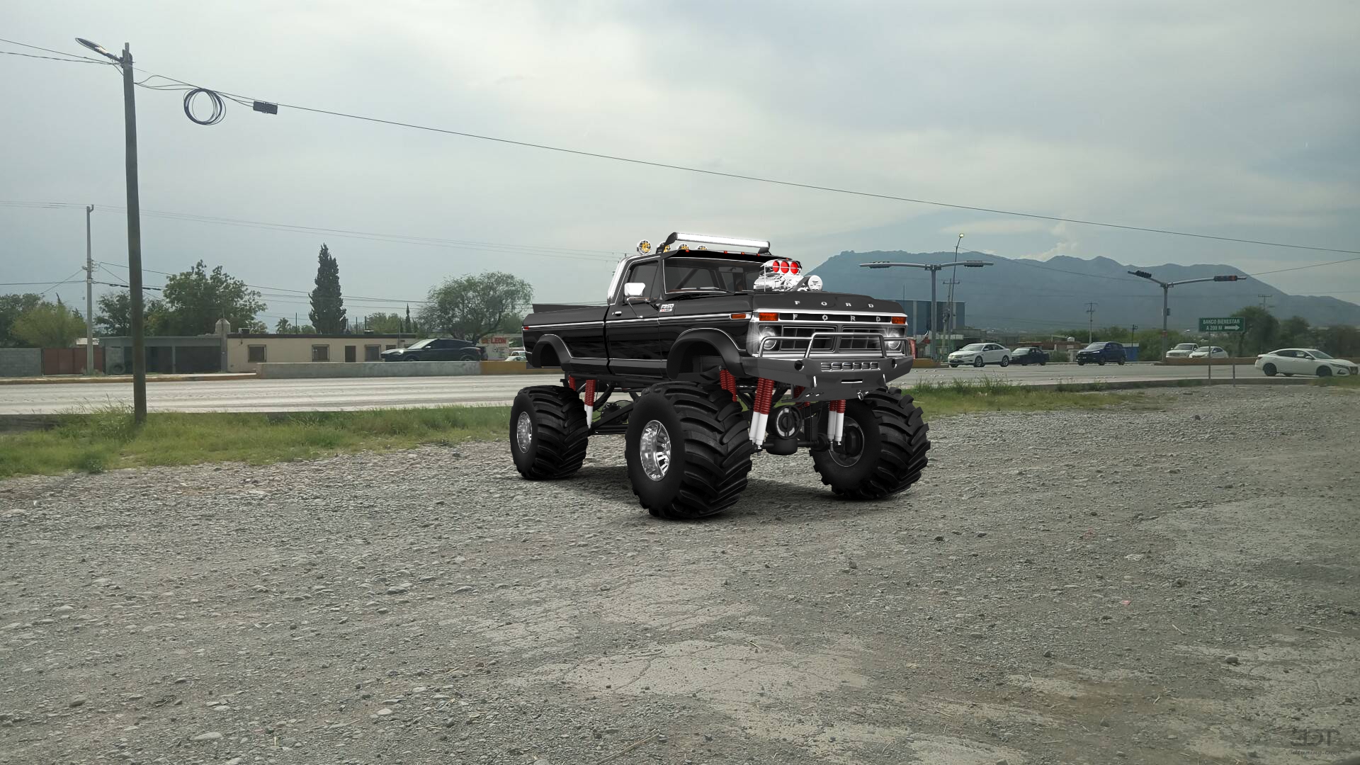 Ford F-350 Dually 2 Door pickup truck 1974 tuning