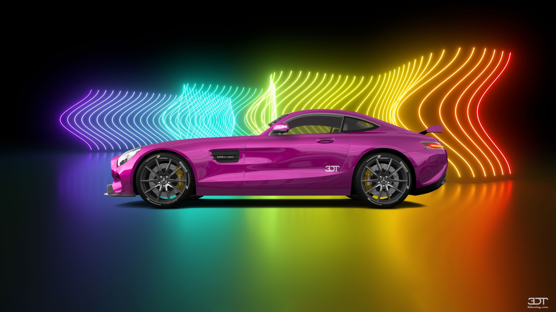 Mercedes AMG GT 2 door fastback coupe 2015