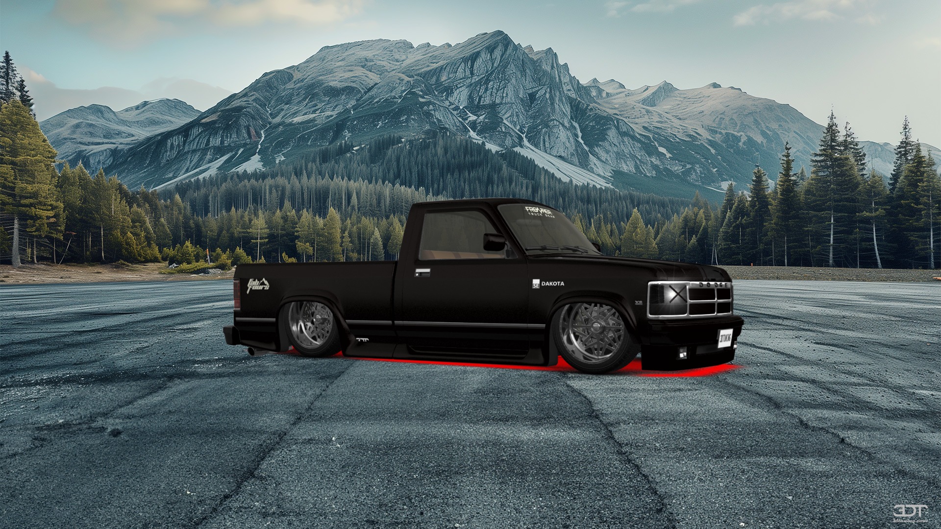 Dodge Dakota Regular Cab 2 Door pickup truck 1987 tuning