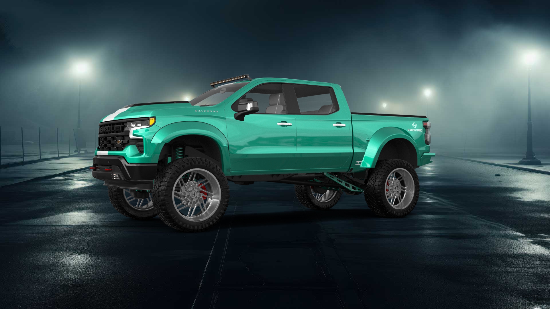 Chevrolet Silverado 1500 Crew Cab 5.8 ft box 4 Door pickup truck 2023 tuning