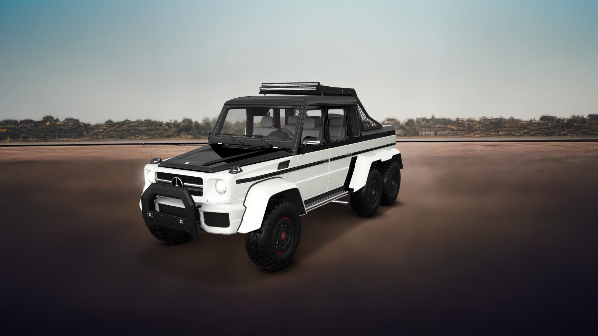 Mercedes G 63 AMG 6x6 4 Door pickup truck 2013 tuning