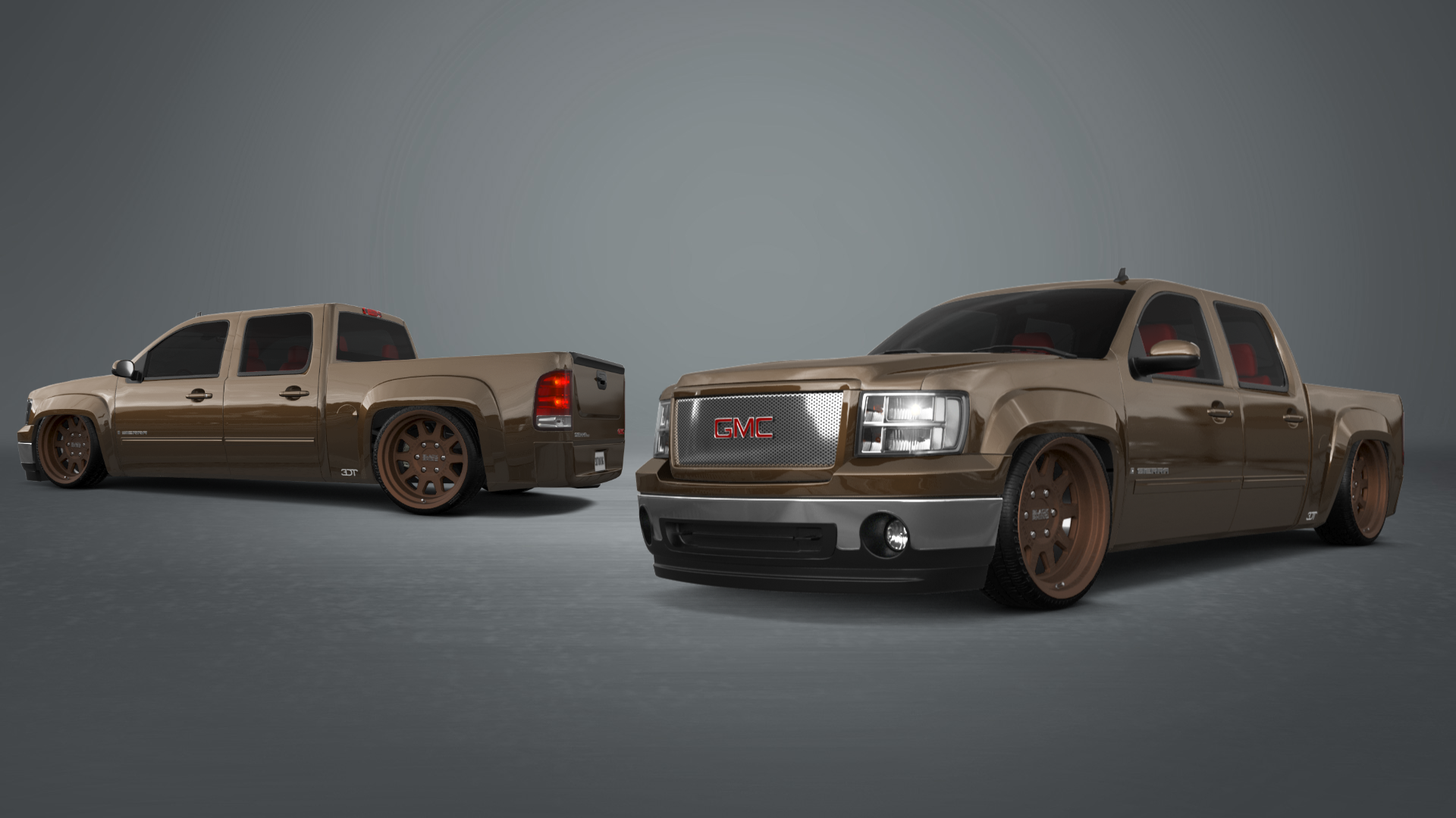 GMC Sierra 1500 Crew Cab 5.8 ft box 4 Door pickup truck 2007 tuning