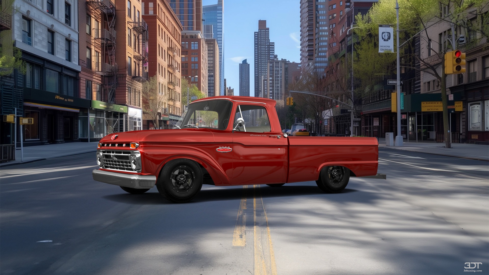 Ford F-100 Custom Cab 2 Door pickup truck 1966 tuning