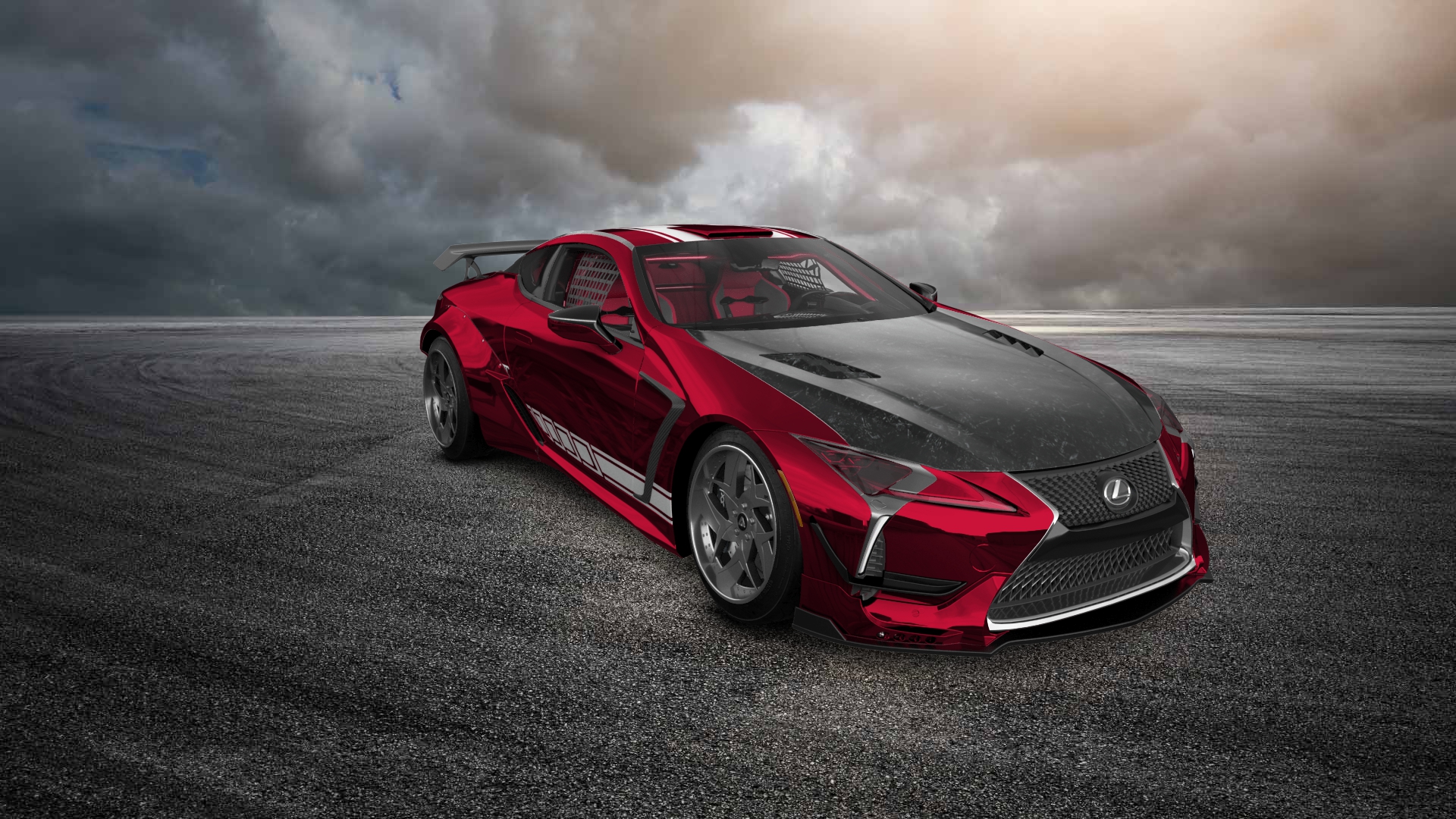 Lexus LC500 2 door fastback coupe 2017