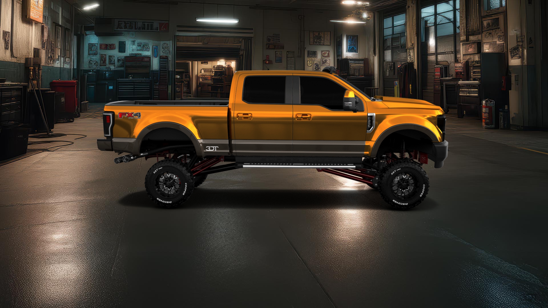 Ford F-250 4 Door pickup truck 2021 tuning