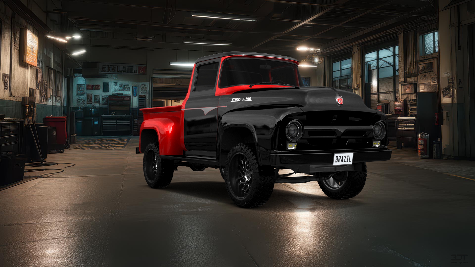 Ford F-100 2 Door truck 1956 tuning
