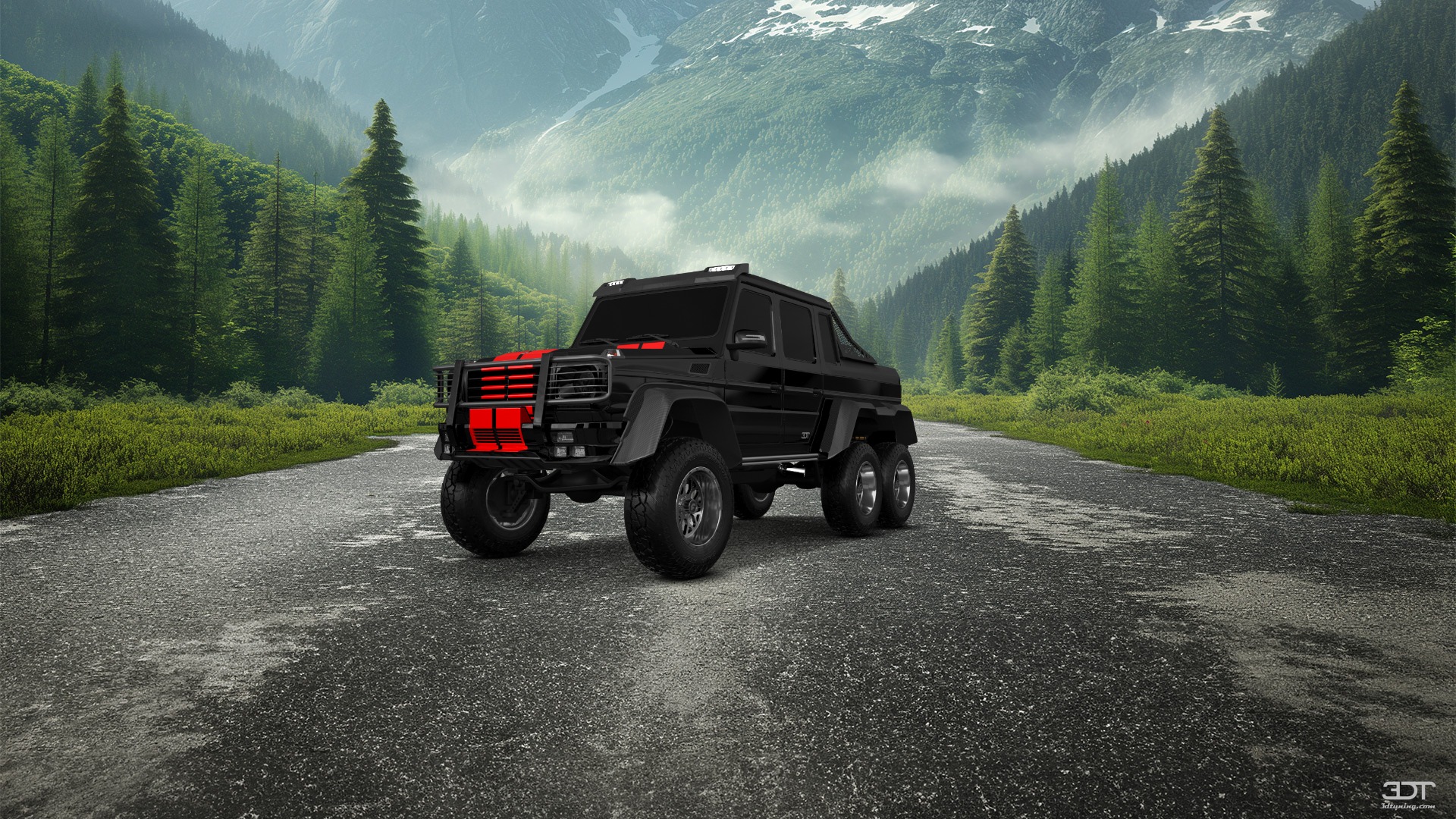 Mercedes G 63 AMG 6x6 4 Door pickup truck 2013