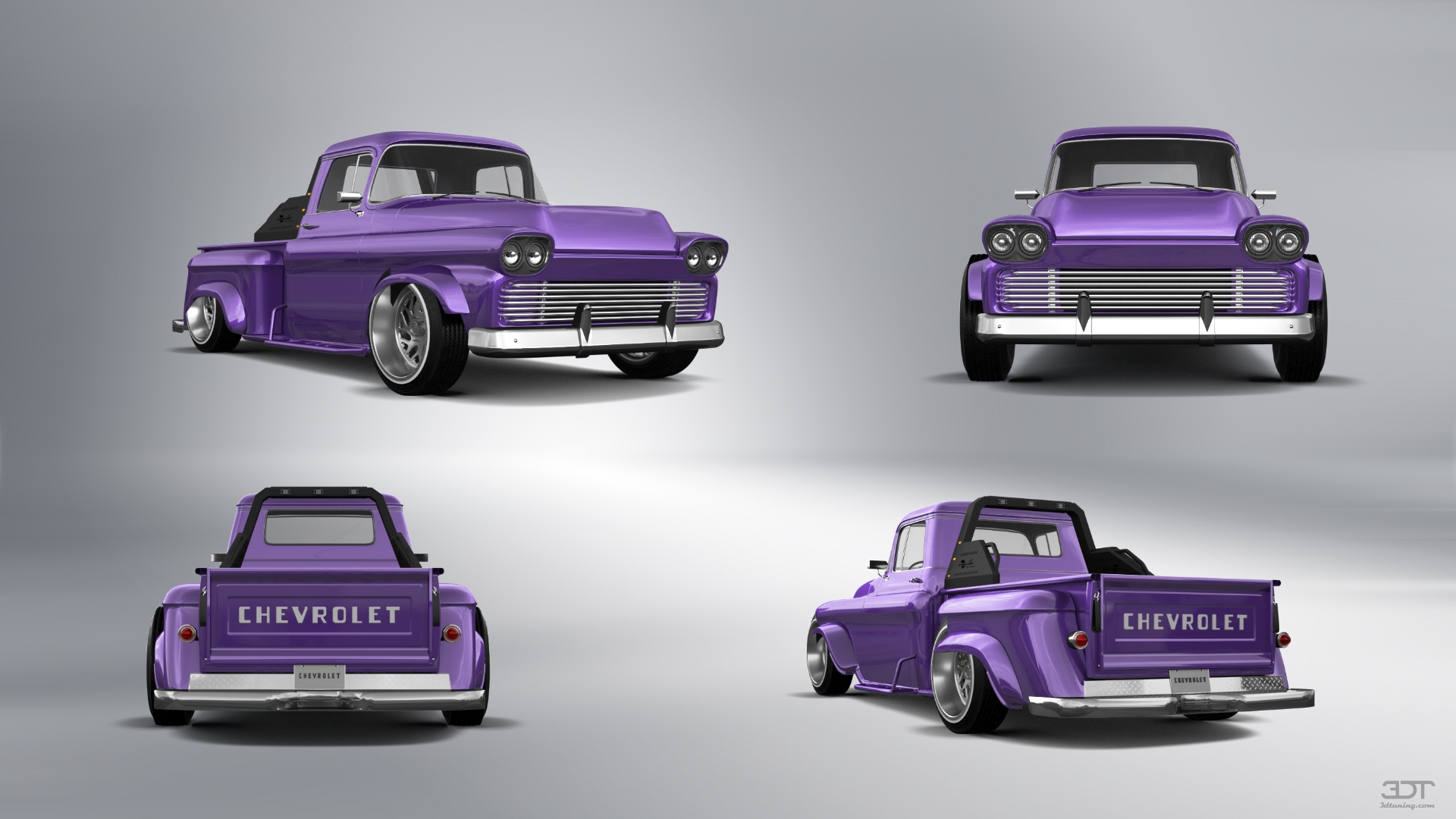 Chevrolet Apache Stepside 2 Door pickup truck 1959 tuning