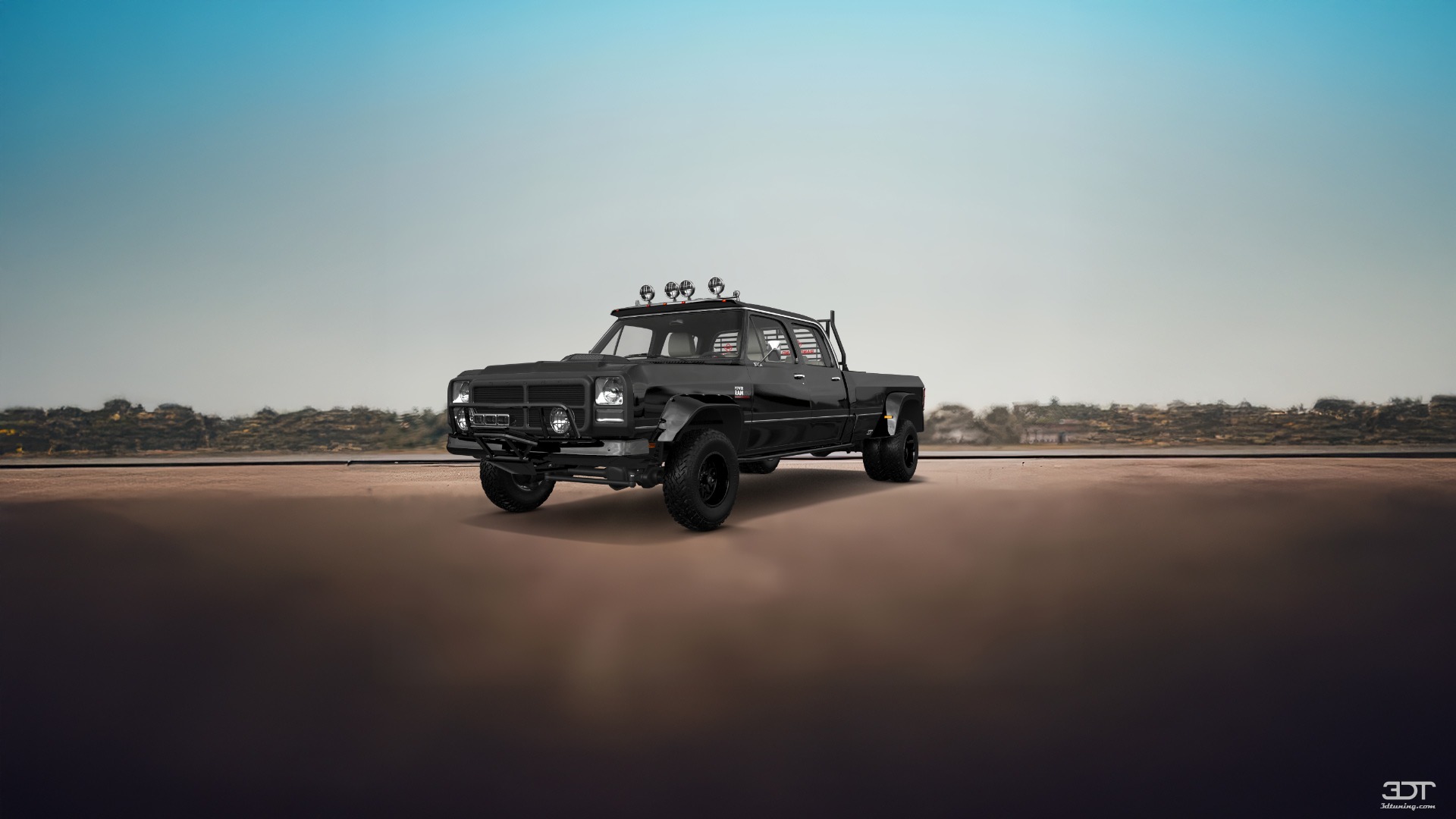 Dodge Ram 350 4 Door pickup truck 1991 tuning