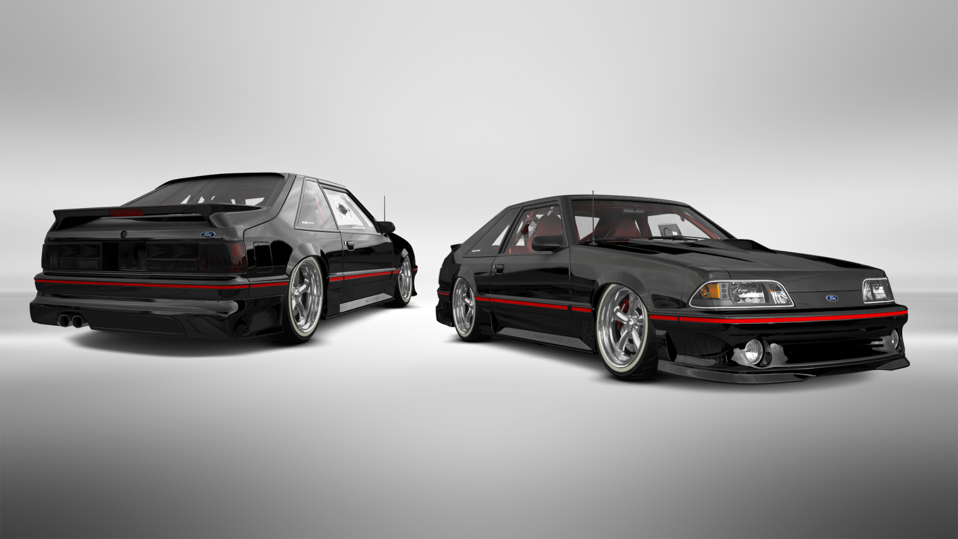 Ford Mustang 3 Door Hatchback 1988 tuning
