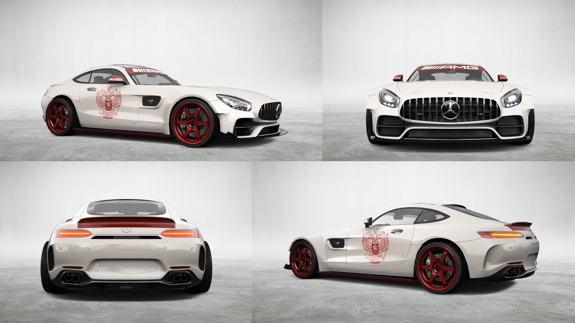 Mercedes AMG GT 2 door fastback coupe 2016 tuning