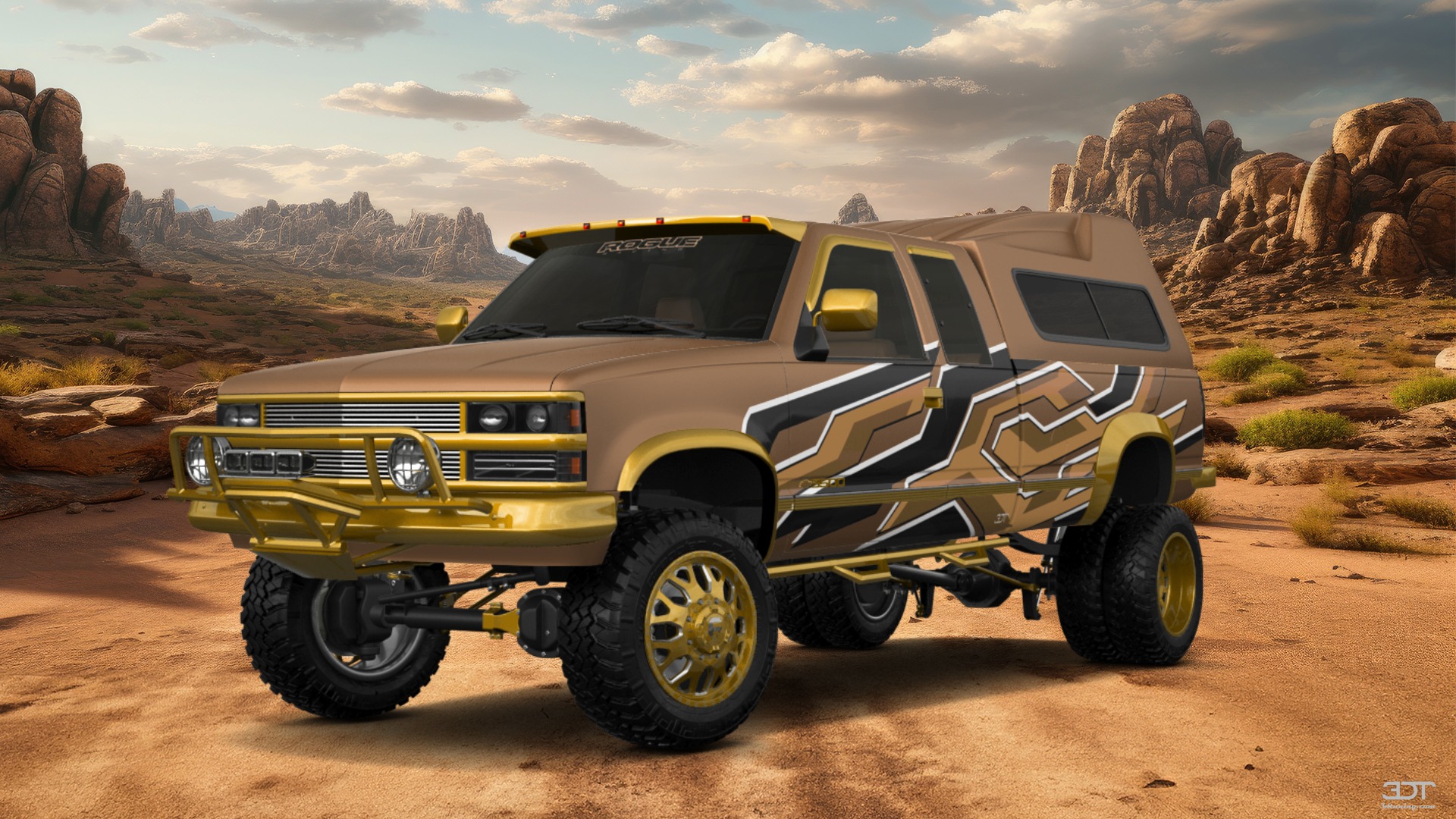 Chevrolet K3500 Extended Cab Pickup Truck 1988