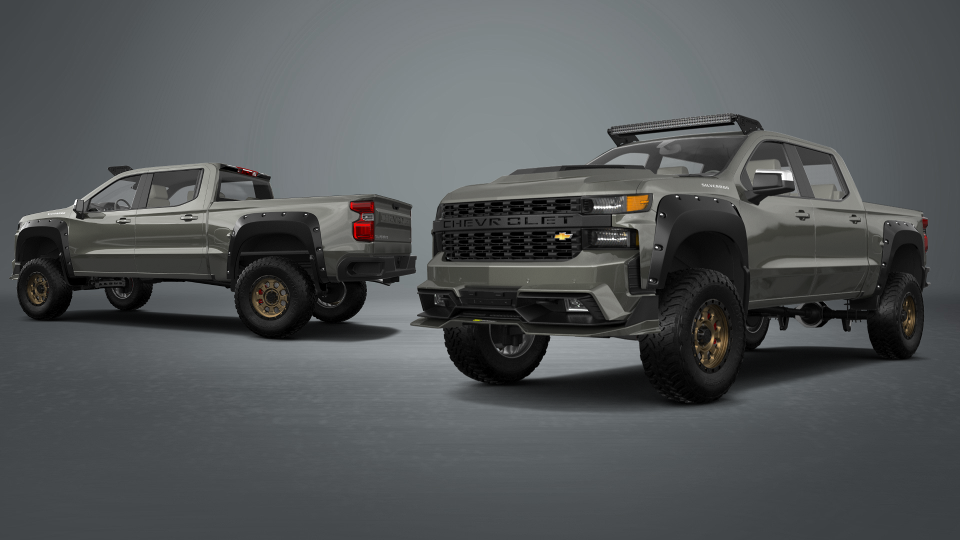 Chevrolet Silverado 1500 4 Door pickup truck 2019 tuning