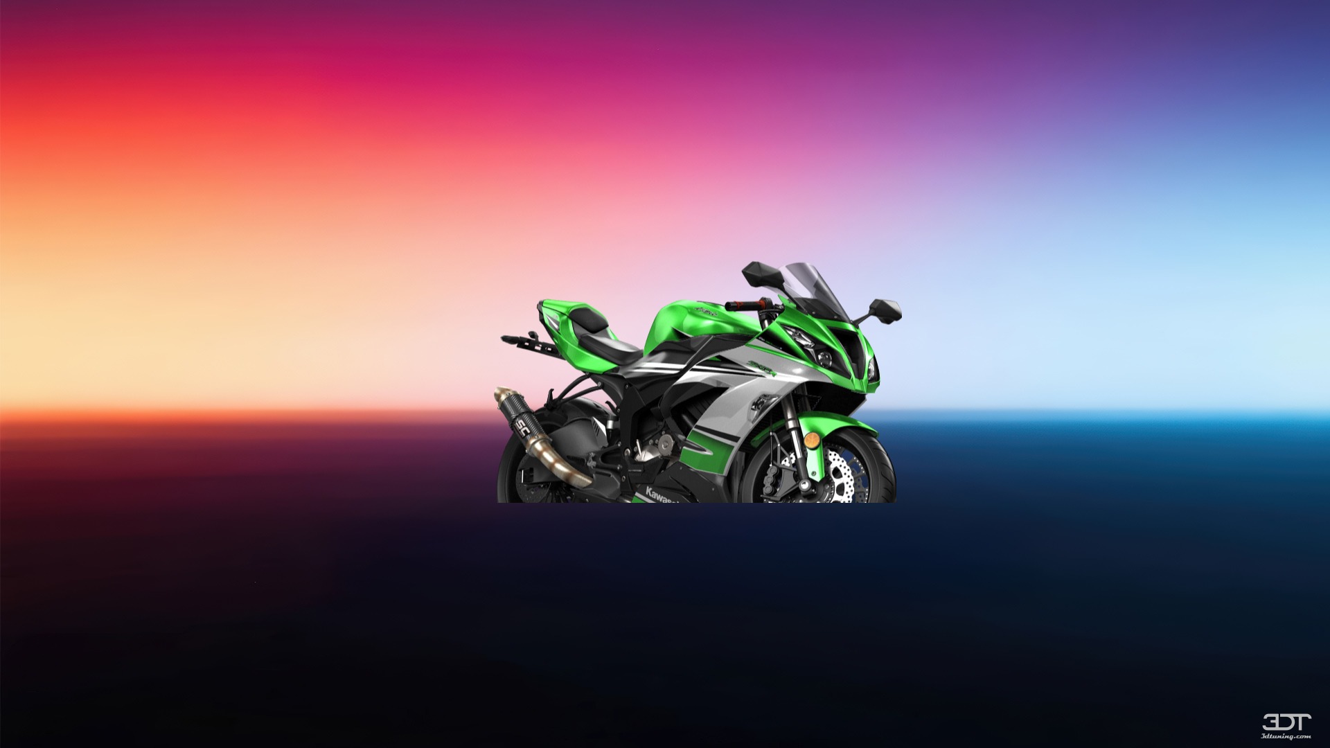 Kawasaki Ninja ZX 6R Sport Bike 2015 tuning