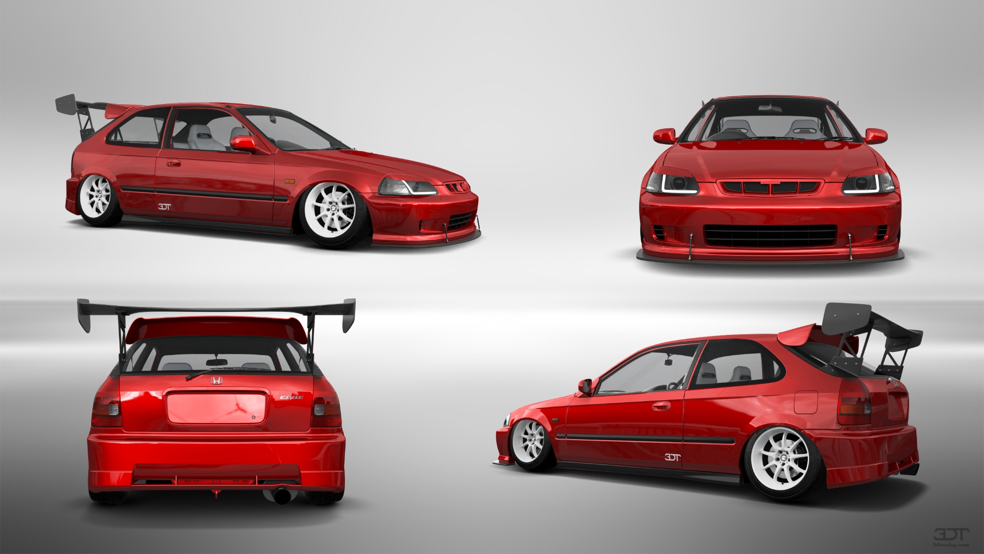 Honda Civic 3 Door Hatchback 1997 tuning